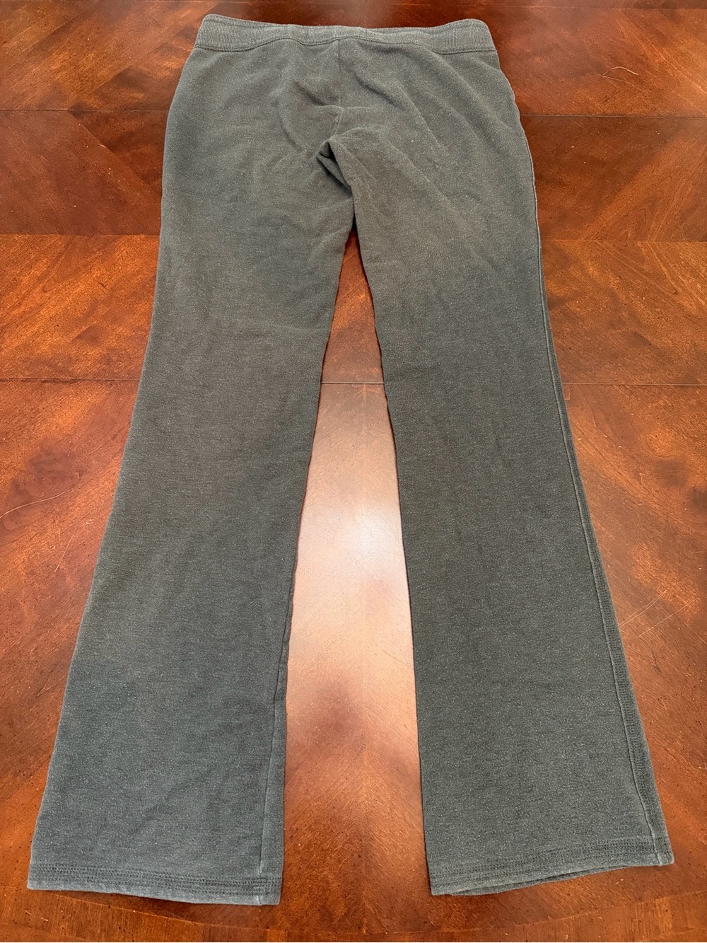 Abercrombie & Fitch Y2K Vintage Women Charcoal Gray Lounge Pants with White Logo - Picture 6 of 6